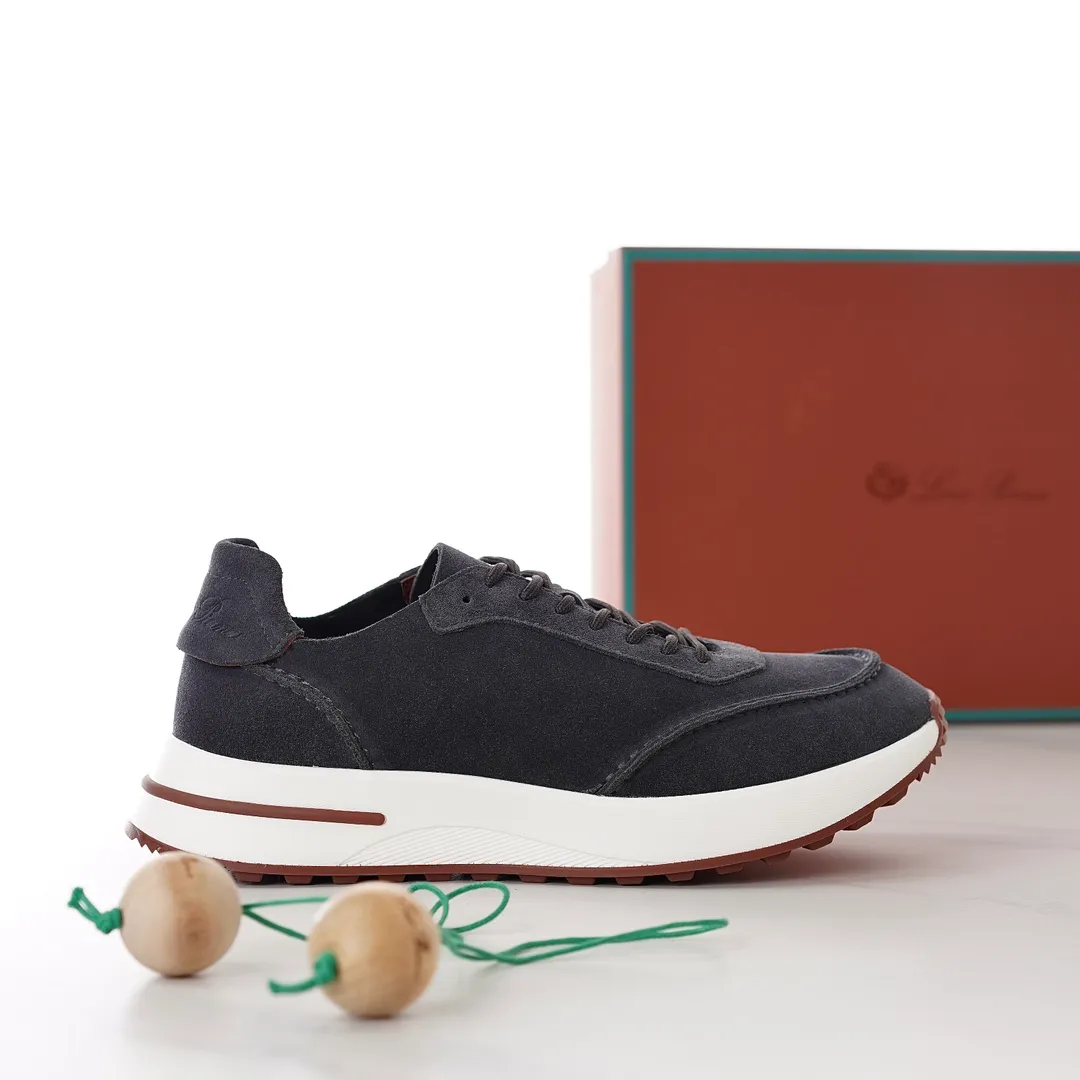Factory price: 480💰 loro men's shoes💰iana/L men's shoes💰 Size: 38-45, customized 45 non-returnable Materials: The upper is made of elastic cloth for routing. Anti-fleece fabric is wrapped on the front and back to ensure stability. The back is equipped with a cushion to improve wearing comfort. Breathable mesh shoes. Elastic cloth inner𥚃 latex mesh insole. Sole I Men's Shoes💰Foam Combination T Men's Shoes💰U Outsole